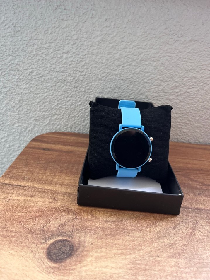 Mavi Kadın Minimalist Dijital Saat - Görsel 2