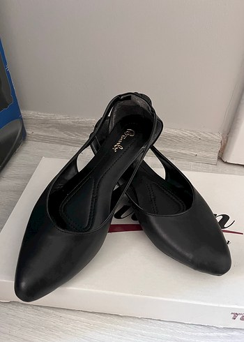 Klasik Siyah Tokalı Kadın Topuklu Ayakkabı - Görsel 5