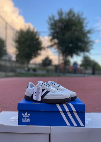 40 Beden beyaz Renk Adidas Samba Gri-Beyaz Kadın Spor Ayakkabı