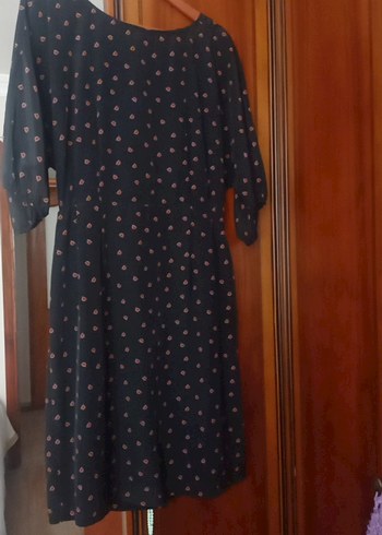 kullanımı çok rahat midi elbise - Görsel 3