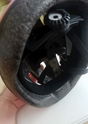 Kırmızı Çocuk Bisiklet Kaskı Velcro Bantlı - Görsel 4