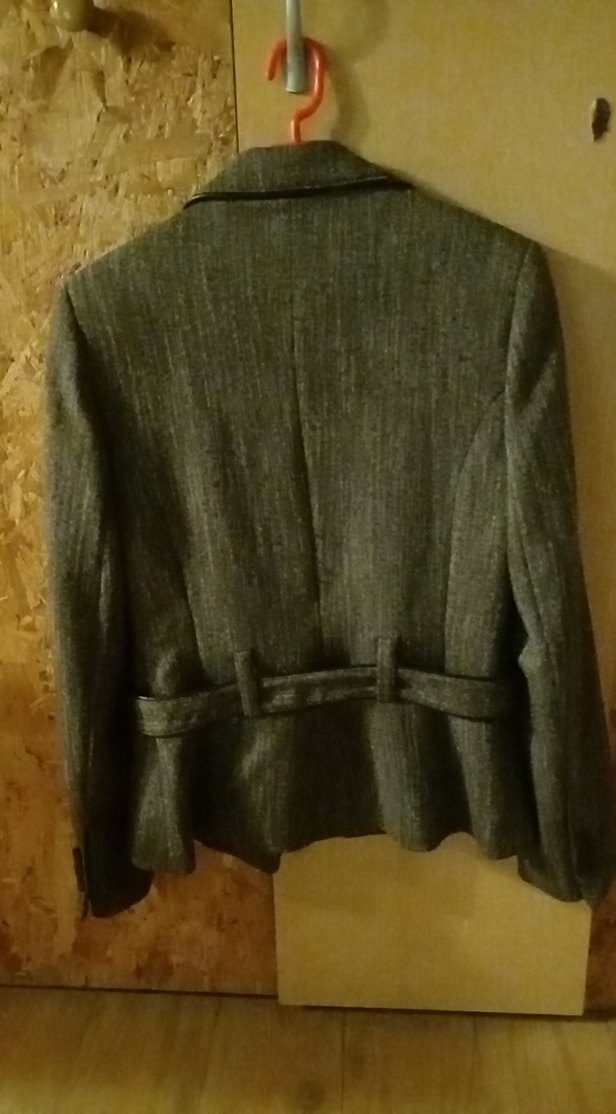 kahve rengi Midi Kadın Blazer Ceket - Görsel 2