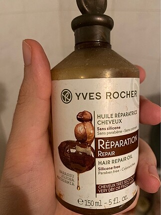 Yves rocher saç bakım yağı saç besleyici ve uzatıcı