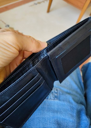 Siyah Minimalist Erkek Cüzdanı - Görsel 4