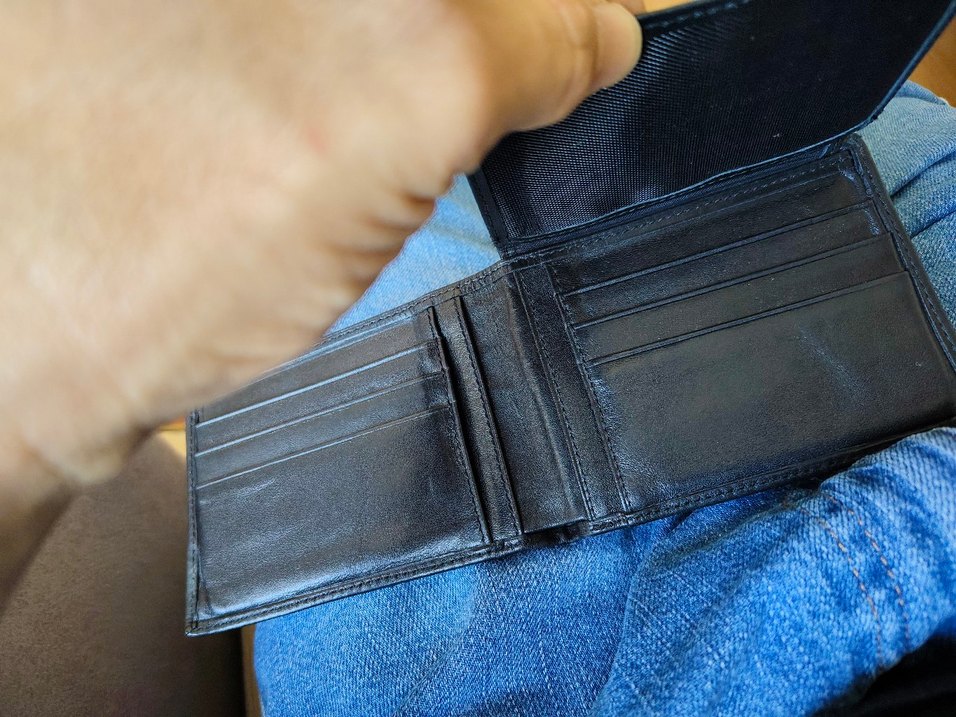 Siyah Minimalist Erkek Cüzdanı - Görsel 5