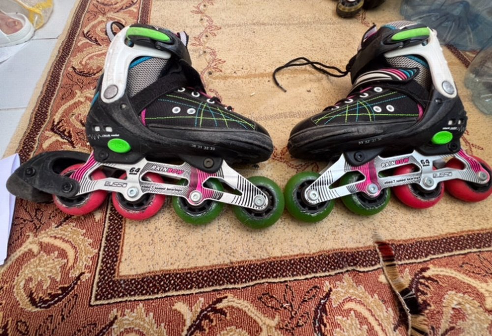 Renkli busso paten - Görsel 2