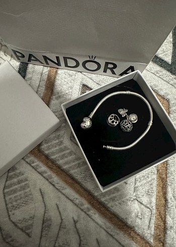 Gri Boncuklu Gotik Kadın Charm Seti teklide  charm alabilirsiniz - Görsel 4