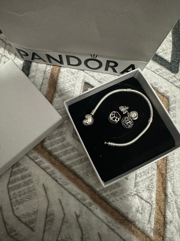 Gri Boncuklu Gotik Kadın Charm Seti teklide  charm alabilirsiniz - Görsel 4