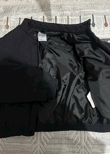 Düğmeli Siyah Kadın Ceket - Görsel 3