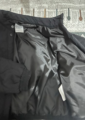 Düğmeli Siyah Kadın Ceket - Görsel 4