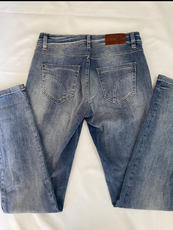 Gri Midi Kadın Denim Pantolon - Görsel 2