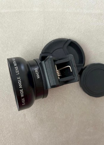 Siyah Bohem Telefon Lens Seti Velcro Klipsli - Görsel 2