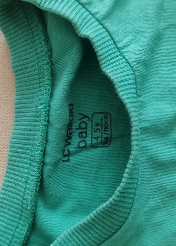 LC Waikiki Turkuaz Baskılı Erkek Çocuk Tişörtü