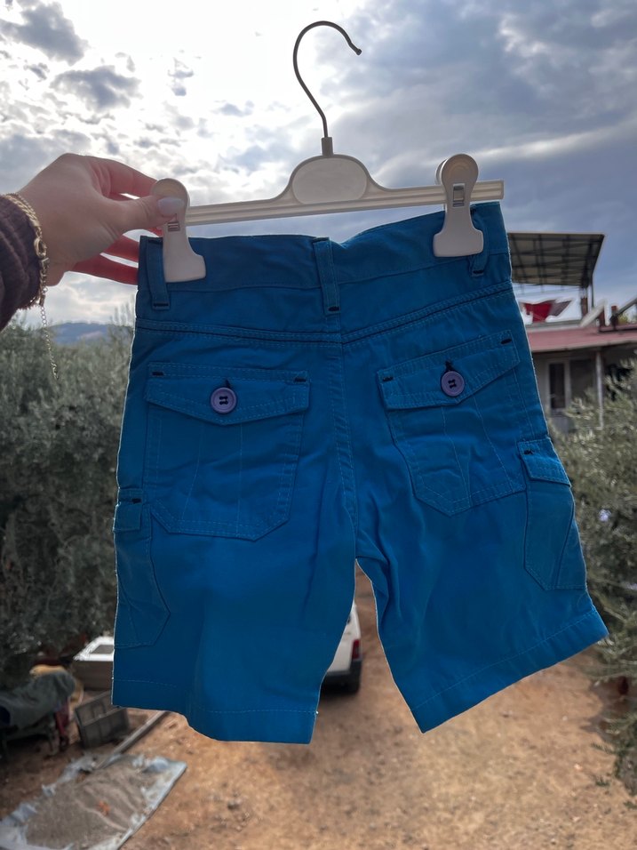 SOOBE Erkek Çocuk mavi Kot Şort - Görsel 2