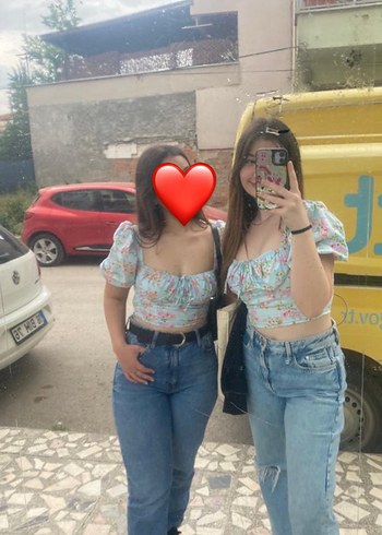 Mavi Bağcıklı Denim Crop Top