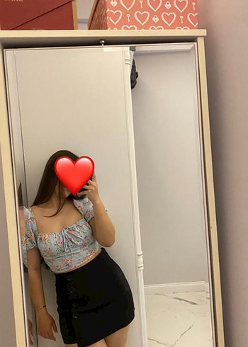 LC Waikiki Mavi Bağcıklı Denim Crop Top