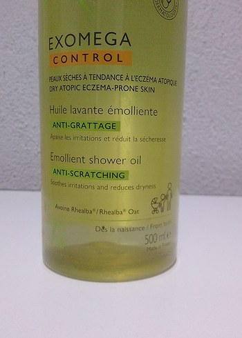 Beden A-Derma Exomega Control Yatıştırıcı Duş Yağı 500 ml