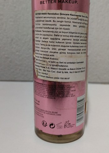  Beden Revolution Niacinamide İçeren Arındırıcı Tonik