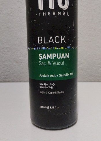 Diğer TTO Thermal Black Saç ve Vücut Şampuanı 250 ml