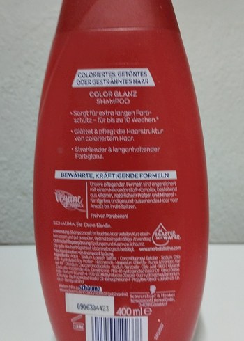  Beden Renk Schauma Color Glanz Şampuan UV Filtreli 500 ml