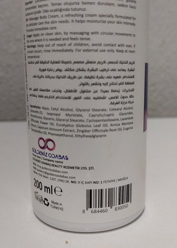 Güldeniz Odabaş Masaj Vücut Kremi - Görsel 5
