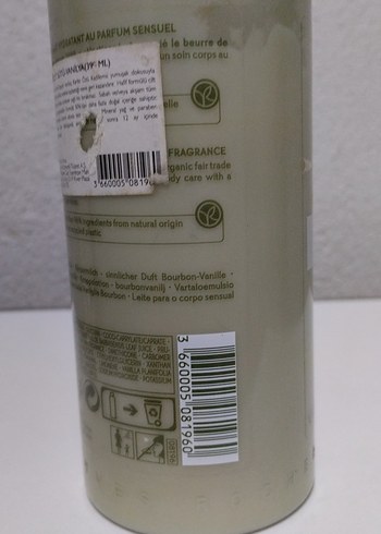  Beden Renk Yves Rocher Bourbon Vanilya Vücut Losyonu