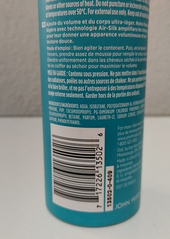 John Frieda Volume Lift Saç Köpüğü 210g - Görsel 6