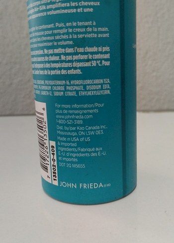 John Frieda Volume Lift Saç Köpüğü 210g - Görsel 5