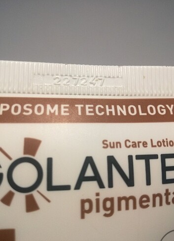  Beden Solante pigmenta güneş kremi 