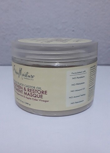  Beden Renk Shea moisture strengthen restore treatment maske