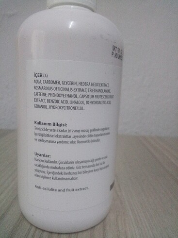 Beden Renk Phelsıum selülit karşıtı jel