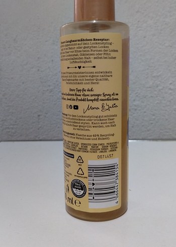 Langhaar Mädchen Bukle Koruyucu Sprey - Görsel 4