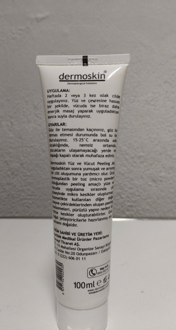 dermoskin yüz ve vücut peeling jel - Görsel 3