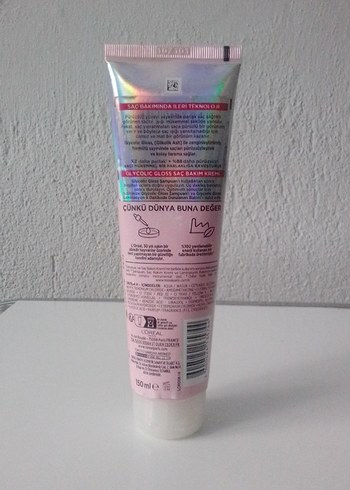  Beden L'Oreal Elseve Glycolic Gloss Saç Bakım Kremi