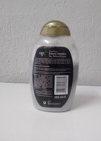 Karbonlu Detox Arındırıcı Saç Kremi 385 ml - Görsel 4