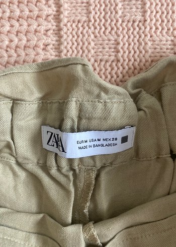 Zara Kadın Keten Kısa Şort