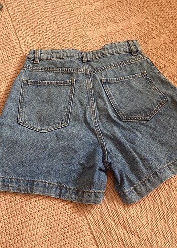 Mango Kadın mavi Denim Şort