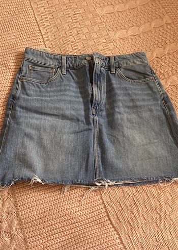 Günlük Kullanım İçin Midi Denim Etek