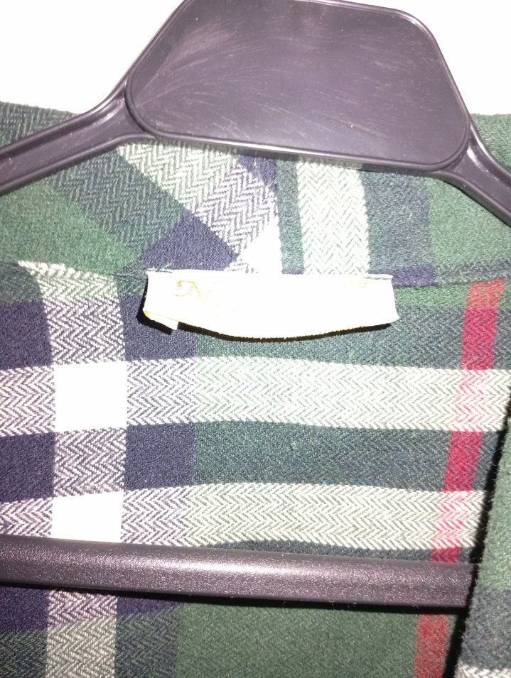 Uzun Kollu Yeşil Ekose Kadın trençkot - Görsel 4