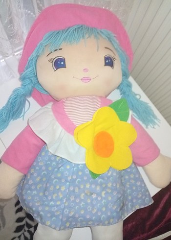 Pastel Pembe Renkli Yumuşak Bez Bebek - Görsel 3