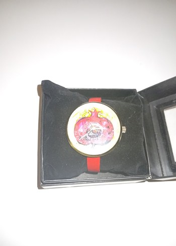 Kırmızı Vintage Kadın Kol Saati - Görsel 3