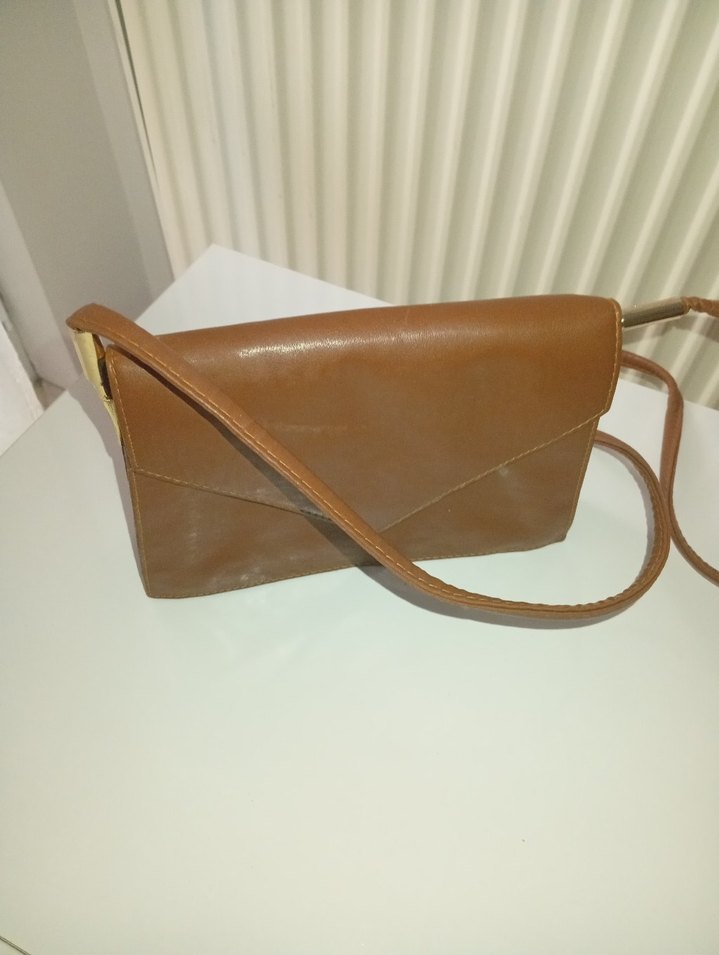 Taba Deri Kadın Çanta - Görsel 3