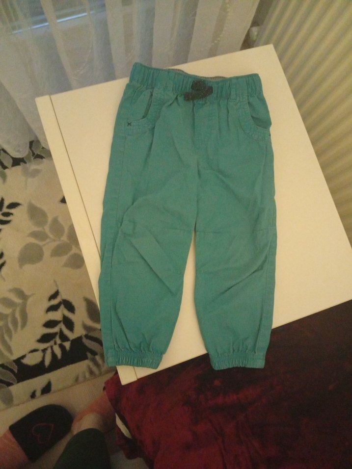 Erkek Çocuk Mavi Bol Kesim Kot Pantolon - Görsel 2