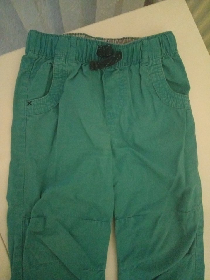 Erkek Çocuk Mavi Bol Kesim Kot Pantolon - Görsel 3