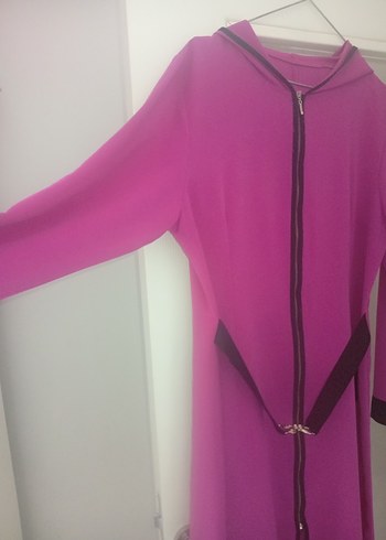 Fermuarlı Uzun Fuşya tunik - Görsel 2