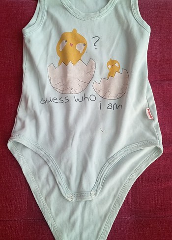 3 Yaş Beden Bebek Kız Kolsuz Çıtçıtlı Body