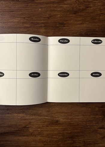 Tarihsiz ajanda, haftalık ve aylık Daymood - Görsel 3