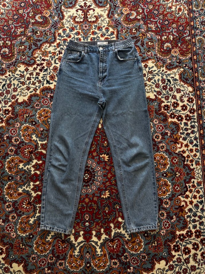 Pull&Bear Mom Jean Kot Pantolon - Görsel 3