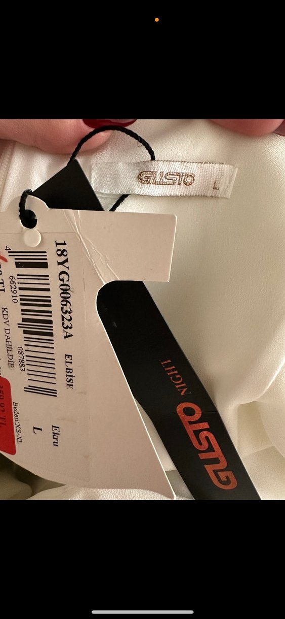 Beyaz Straplez yeni etiketli - Görsel 3