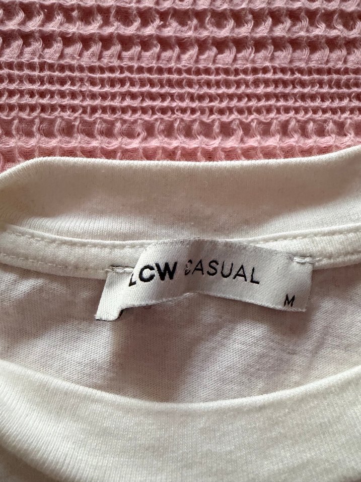 Baskılı Beyaz kısa Kollu Tişört - Görsel 2